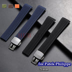 Correa de Silicona Para Reloj, Suave de 21 mm Para Patek Philippe 5164A 5167A 5168A Serie Aquanaut