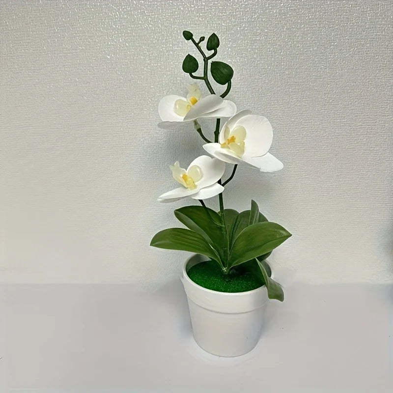 Orquídea Artificial Decoración para Hogar y Oficina