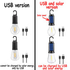 Bombilla LED Solar Recargable Para Camping Carpa y Senderismo