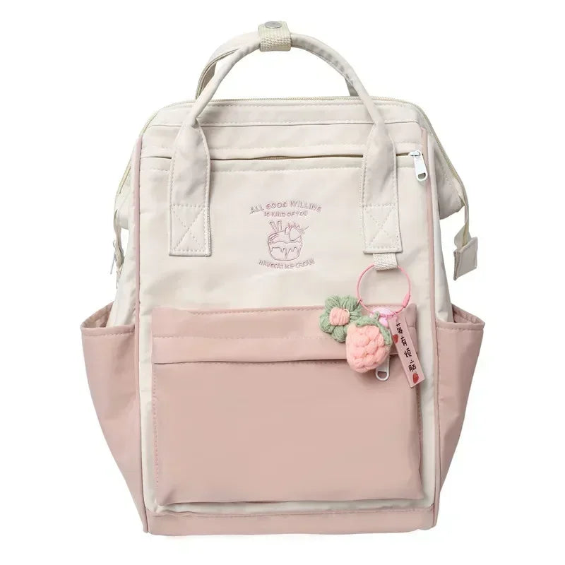 Mochila Kawaii Estilo Japonés Impermeable Juveniles Escolar Multiuso
