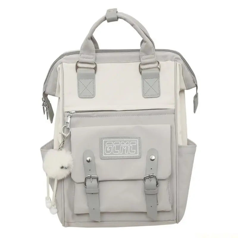 Mochila Juvenil Escolar Nylon Gran Capacidad Laptop
