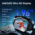 Lenovo Fit F101 - Reloj Inteligente con Pantalla 1.96" AMOLED
