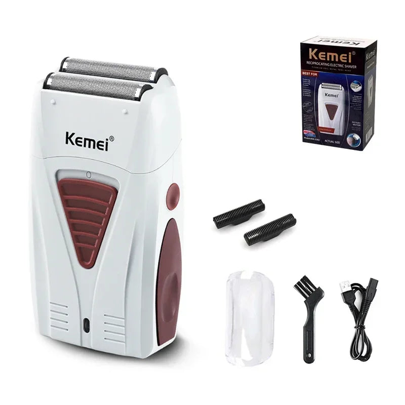 Cortadora Cabello Eléctrica Kemei KM-3382 Inalámbrica Recargable