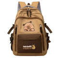 Mochila Escolar Kawaii Capybara – Set 3 Piezas para Niñas