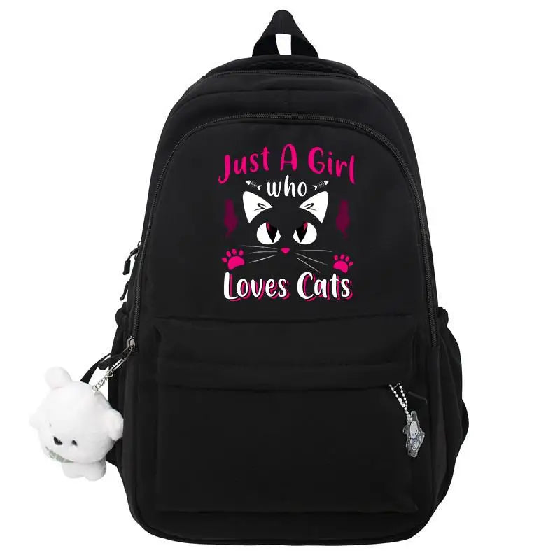 Mochila Diseño de Gato Impermeable