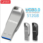 Memoria USB 3.0 Lenovo Metálica de Alta Velocidad, Hasta 512GB