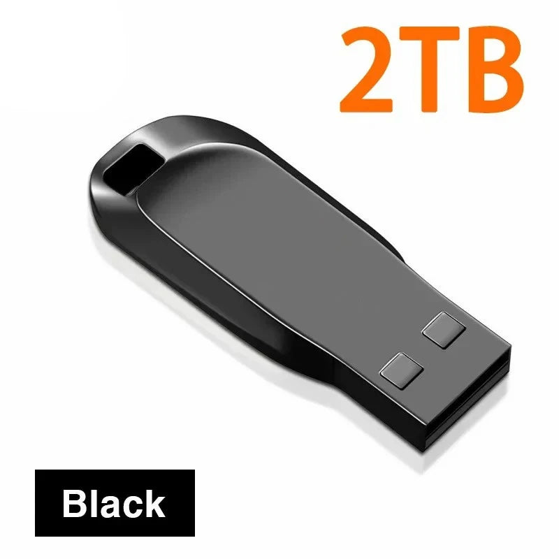 Flash Drive 2TB USB 3.0 Mini Metal de Alta Velocidad