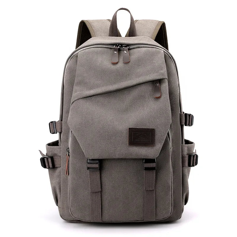 Mochila de Lona Estilo Retro Gran Capacidad