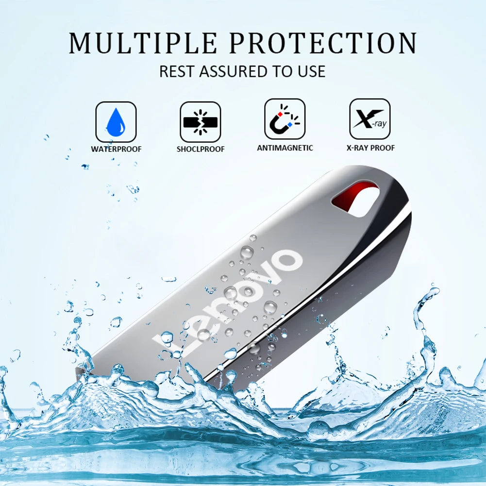 Lenovo USB 3.0 Mini Metal High-Speed 1TB 2TB Flash Drive