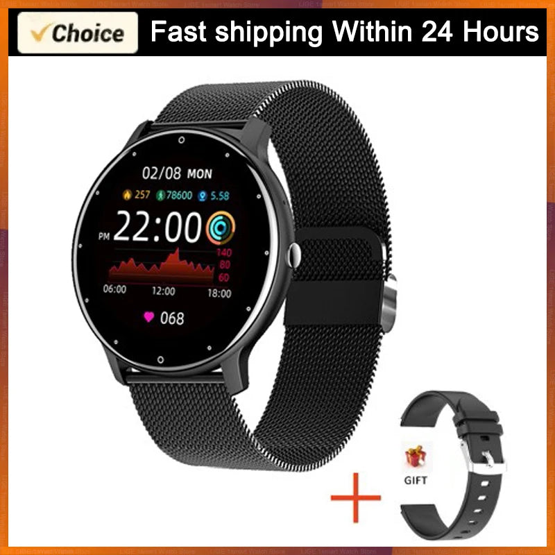 Smartwatch Mujer Hombre LIGE Resistente al Agua Clima Tiempo