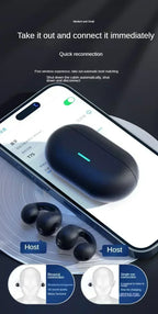 Écouteurs T75 à Conduction Osseuse Bluetooth – Sportifs HiFi