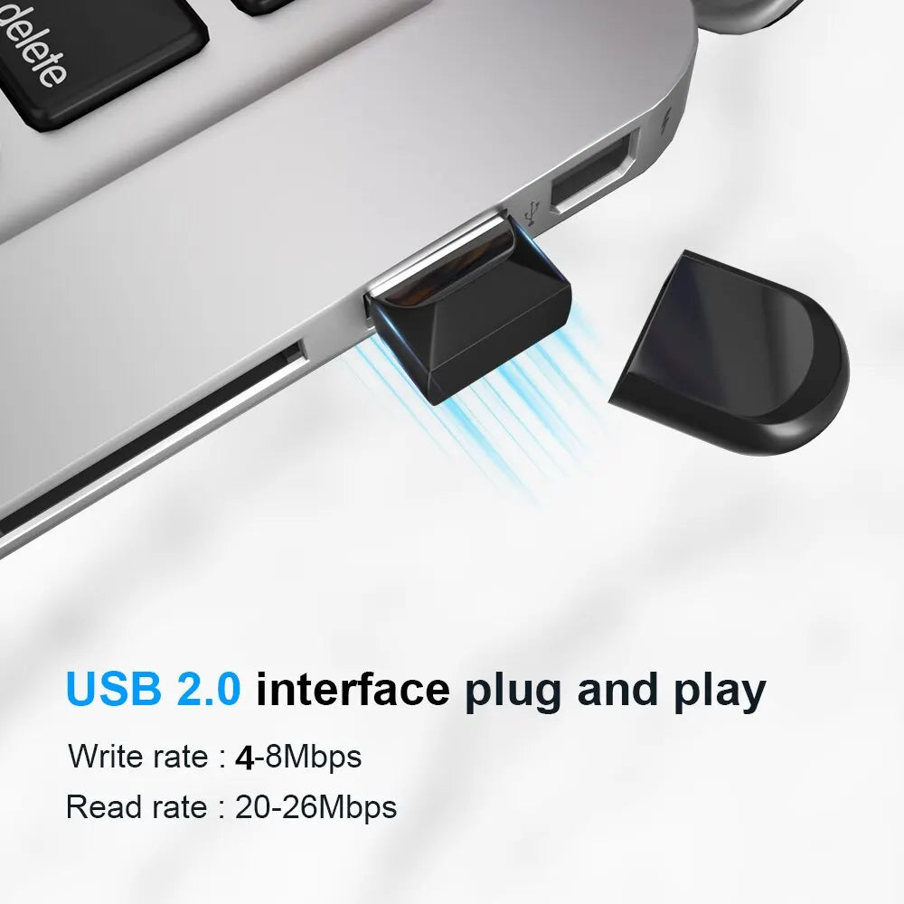 Memoria USB Mini Impermeable Portátil Alta Velocidad 32GB 64GB