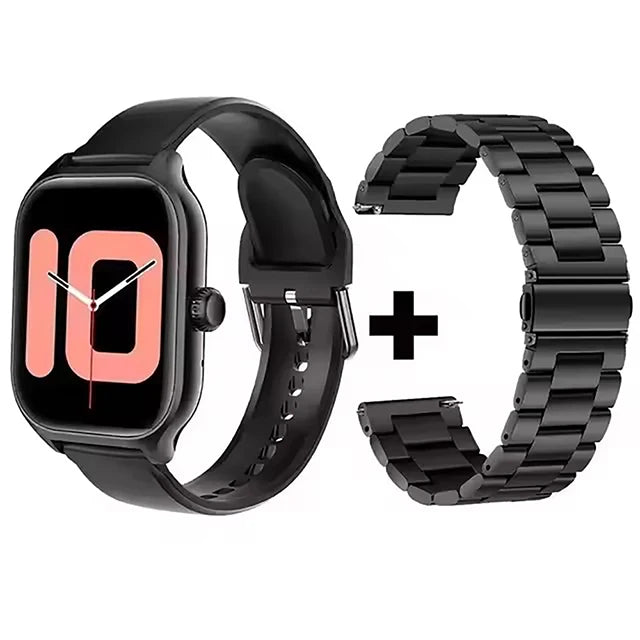 Smartwatch Hombre Mujer AMOLED 2.01'' Llamadas Bluetooth Multideporte