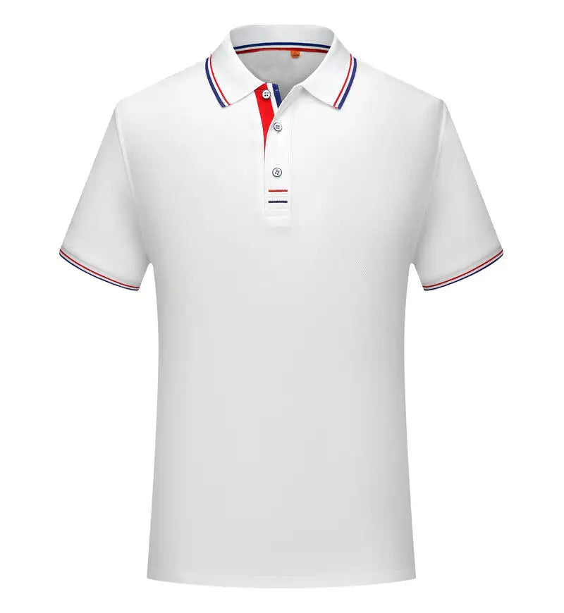 Polo Hombre Casual Color Sólido Manga Corta Transpirable