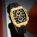 Reloj Deportivo CURREN 8488 de Cuarzo Para Hombre con Calendario, Correa de Silicona