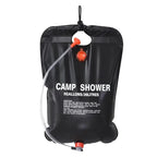 Sac de douche solaire pliable 20/40L Camping Bain de plein air