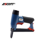 Pistola Grapadora Ascott Neumática 21Ga 8016-429 Nariz Larga 12.8mm Hilo Fino Para Tapicería y Carpintería