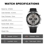 Reloj NAVIFORCE 8054 Casual y Deportivo Para Hombre con Cronógrafo
