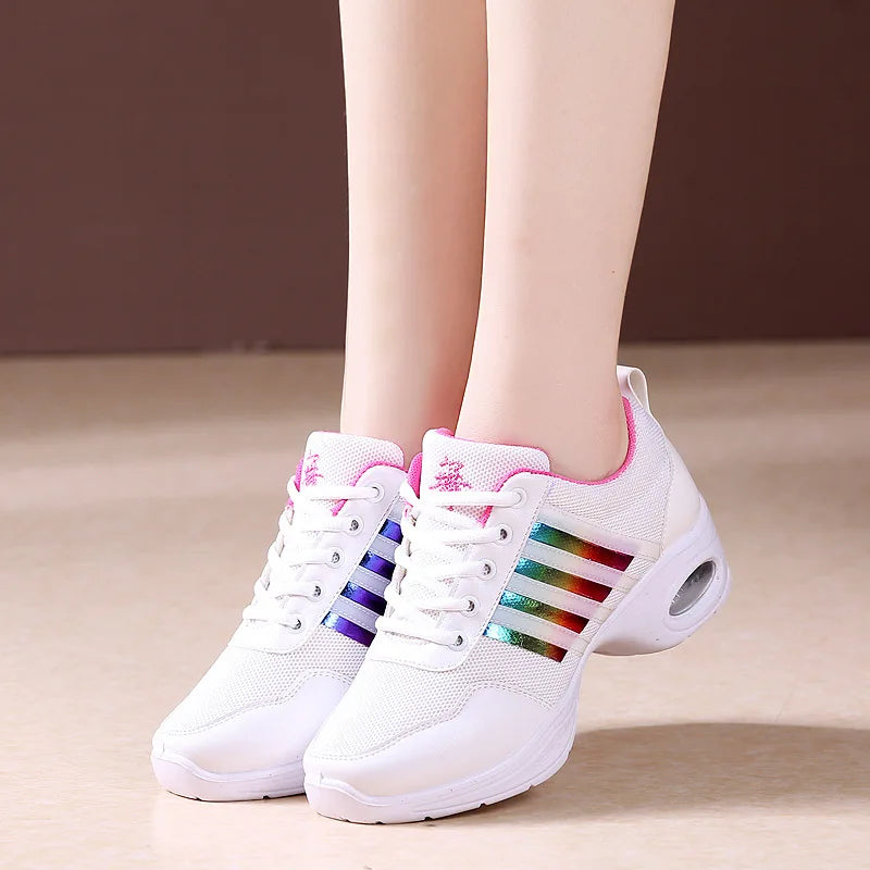 Tenis de Baile Mujer Jazz Suela Moderna Transpirables