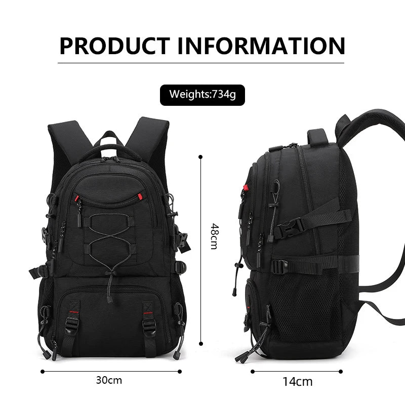 Mochila con Puerto USB Ligera Senderismo /Camping