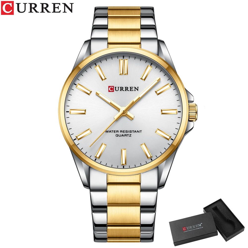 Reloj Hombre Moda Acero Inoxidable Calendario/ Negocios