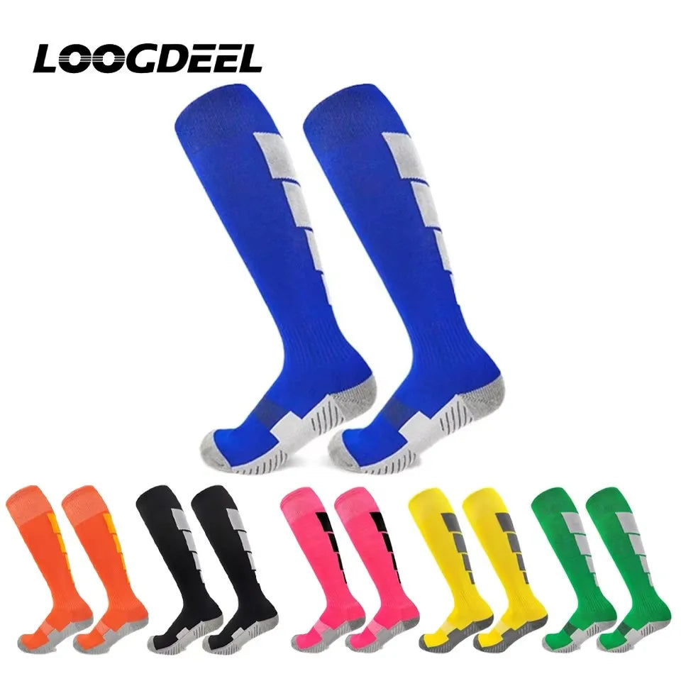 Calcetines de Fútbol Antideslizantes Largos
