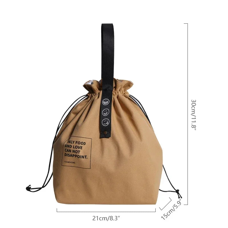 Bolsa Térmica Almuerzo con Cordón Camping Senderismo