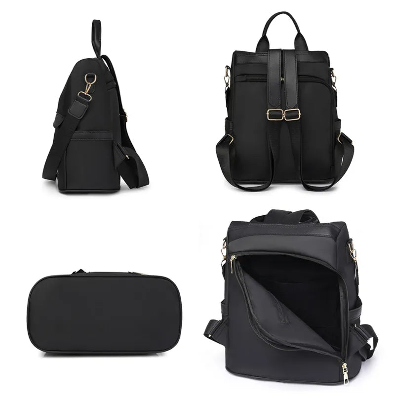 Mochila Impermeable Para Mujer Antirrobo Casual