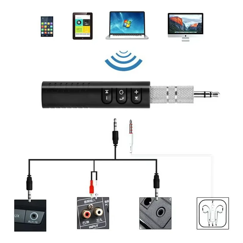 Receptor Transmisor Inalámbrico Compacto Bluetooth 5.0