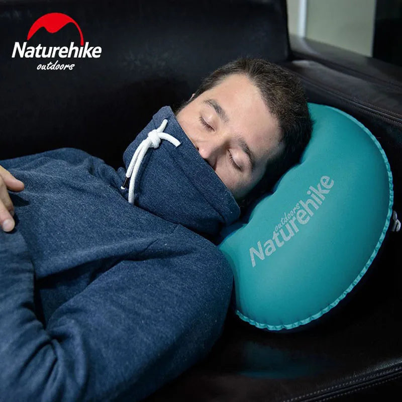 Almohada Inflable Portátil Ultraligera Para Viajes