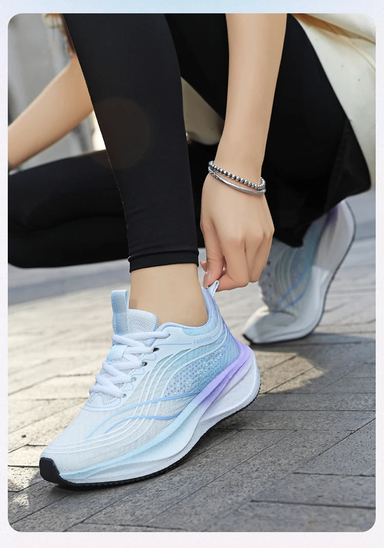 Baskets NBGAGA H607 de sport respirantes à motifs pour femme