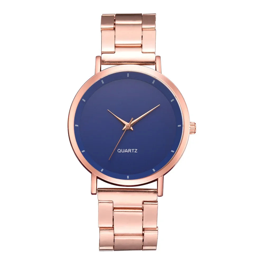 Reloj de Lujo Oro Rosa de Moda para Mujer
