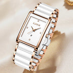 Montre LIGE LG89188 2026 Bracelet en céramique Résistante à l'eau