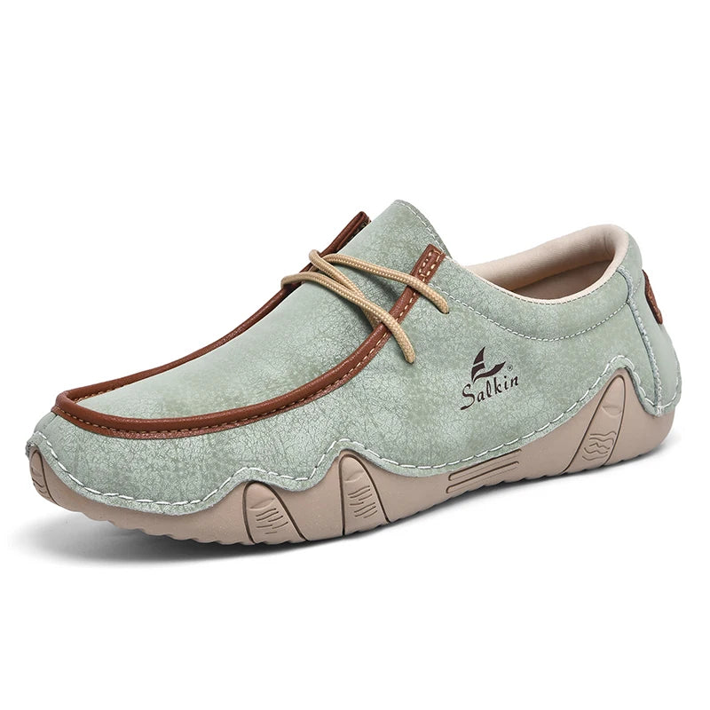 Tenis Mujer Cuero Artesanal Casual Plataforma Mocasines