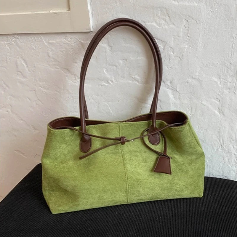 Bolso de Hombro de Cuero PU Para Mujer 2026 Retro