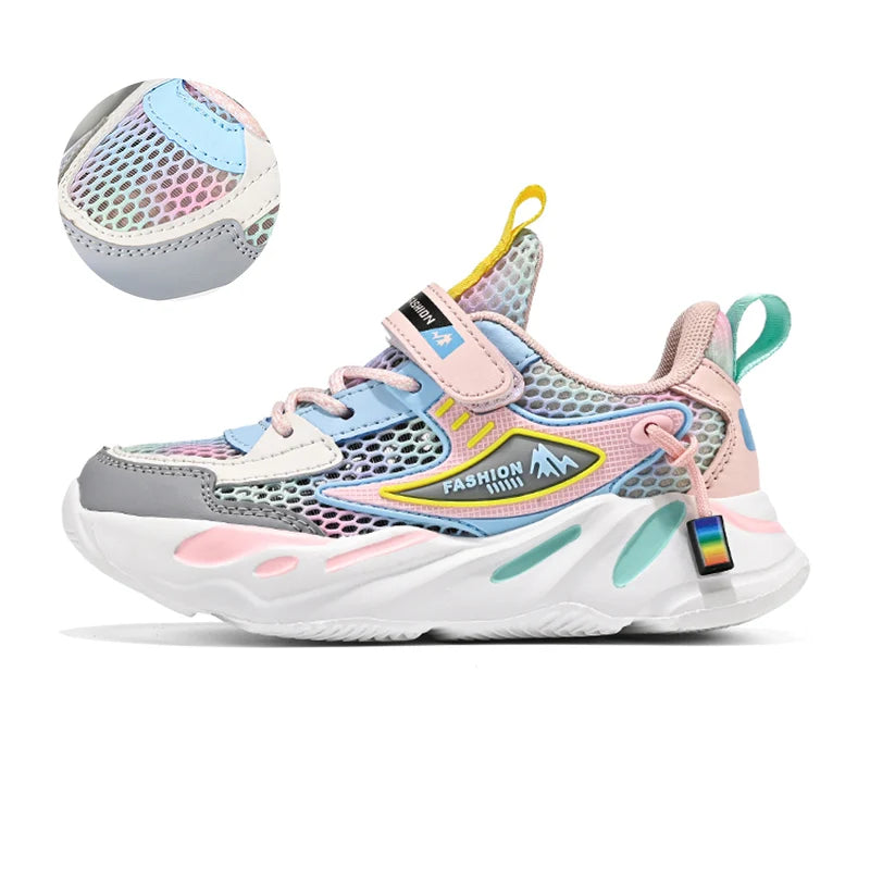 Zapatilla Deportiva NBGAGA con Cordón Libre Para Niñas Hecho de Material Transpirable