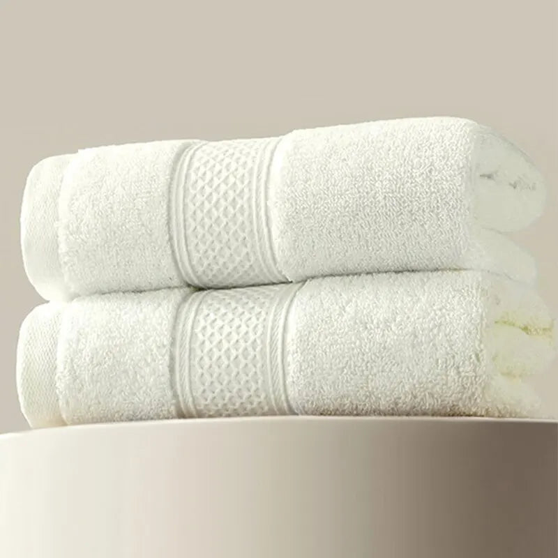 Set 2 Toallas Faciales de Algodón de Alta Absorción
