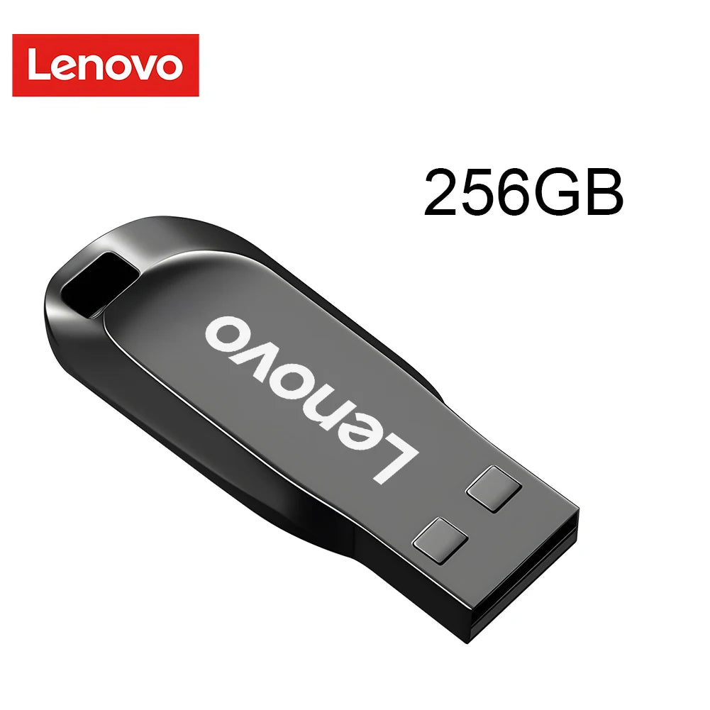 Memoria USB 3.0 Lenovo Metálica de Alta Velocidad, Hasta 512GB