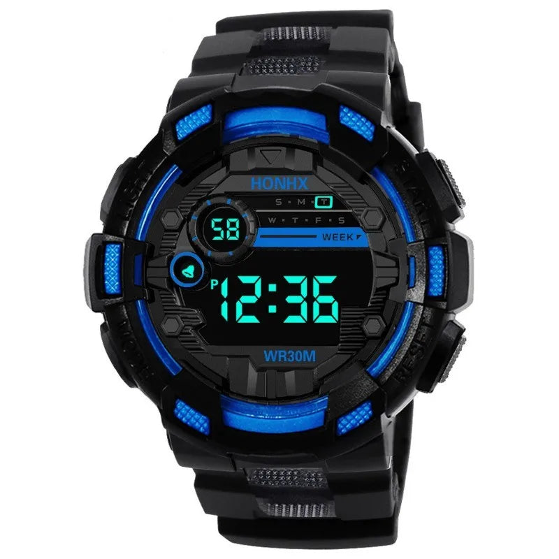 Men's and Students' Multifunctional Sports LED Watch