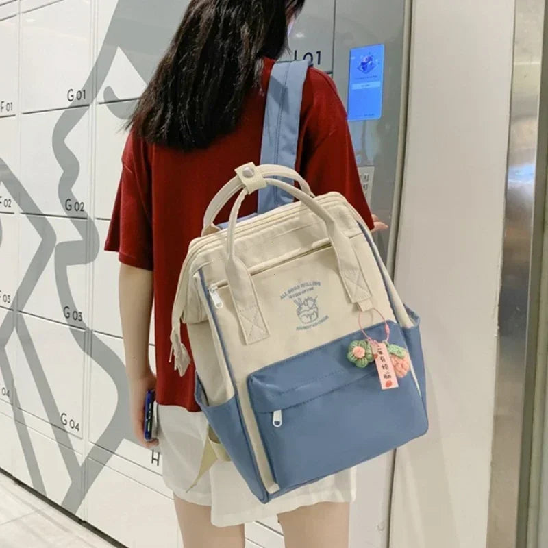 Mochila Kawaii Estilo Japonés Impermeable Juveniles Escolar Multiuso