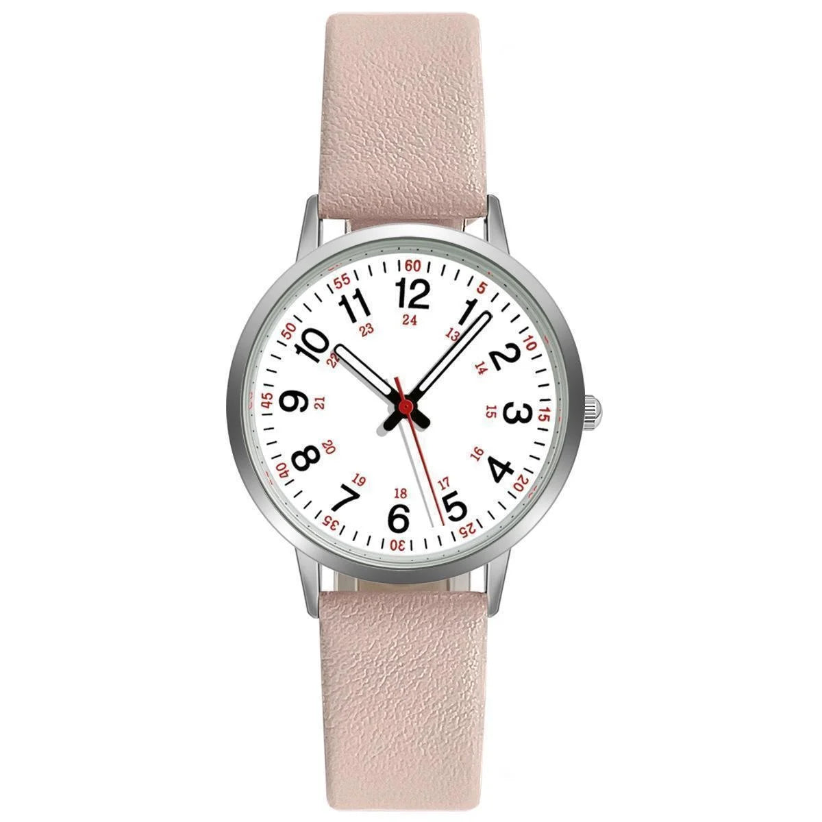 Reloj Luminoso Casual con Correa de Cuero para Mujer