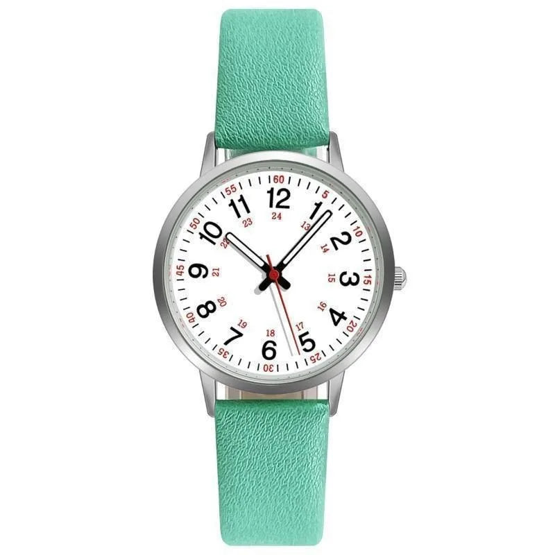 Reloj Luminoso Casual con Correa de Cuero para Mujer