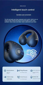 Écouteurs T75 à Conduction Osseuse Bluetooth – Sportifs HiFi