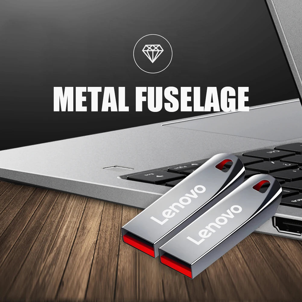 Lenovo USB 3.0 Mini Metal High-Speed 1TB 2TB Flash Drive