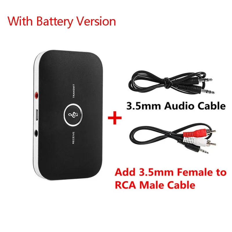 Transmisor Receptor de Audio Bluetooth 5.0 Auto, PC, TV y Audífonos