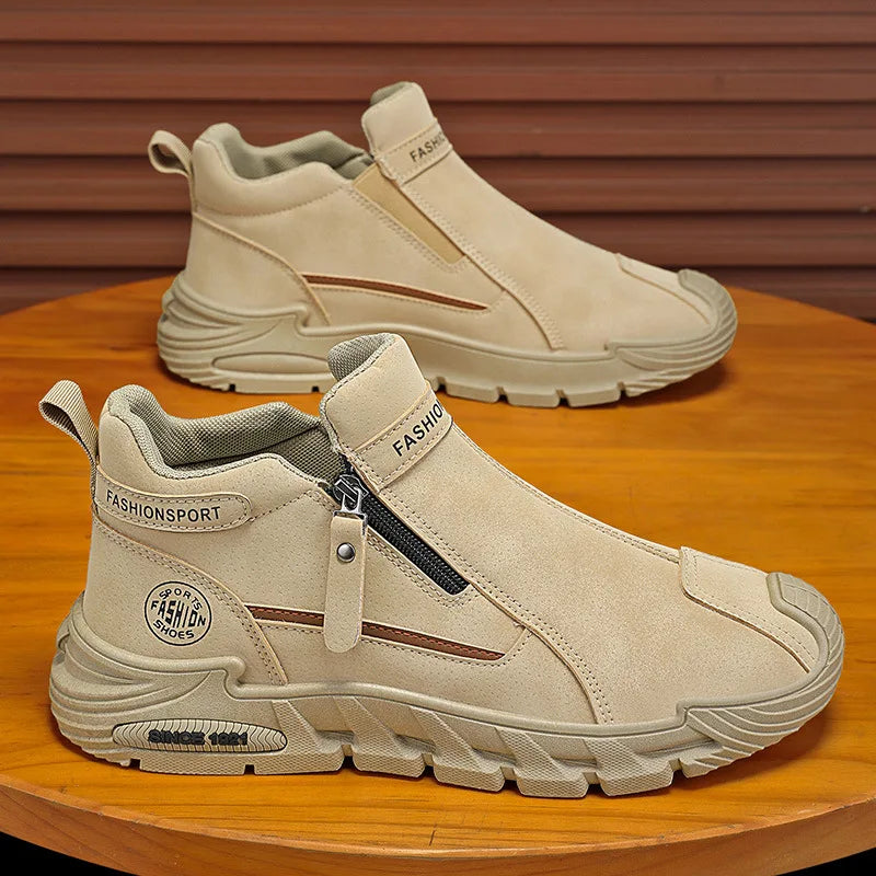 Botas Deportivas Casuales Antideslizantes Alta Hombre