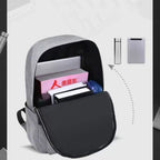 Sac à dos minimaliste grande capacité ordinateur portable école voyage lavable