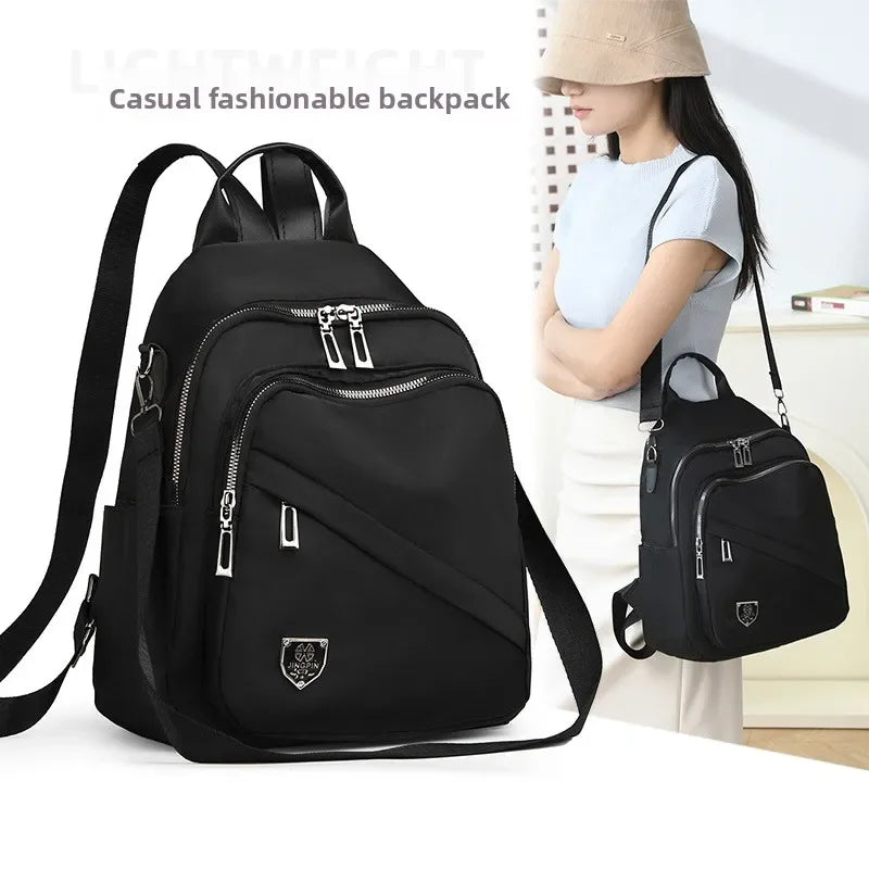 Mochila Casual Mujer Negra Bolso Tendencia
