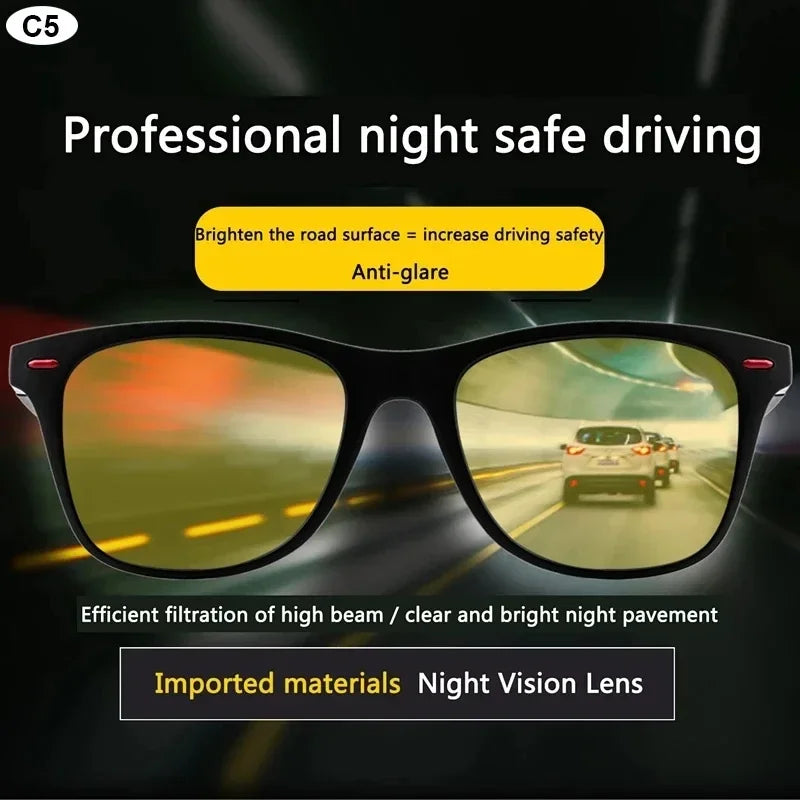 Polarized Night Vision Sports Glasses for Drivers