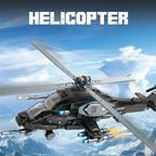 Set Bloques de Construcción - Helicóptero /Vehículo Blindado